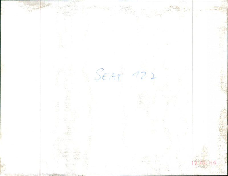 Seat 127 - Vintage Photograph