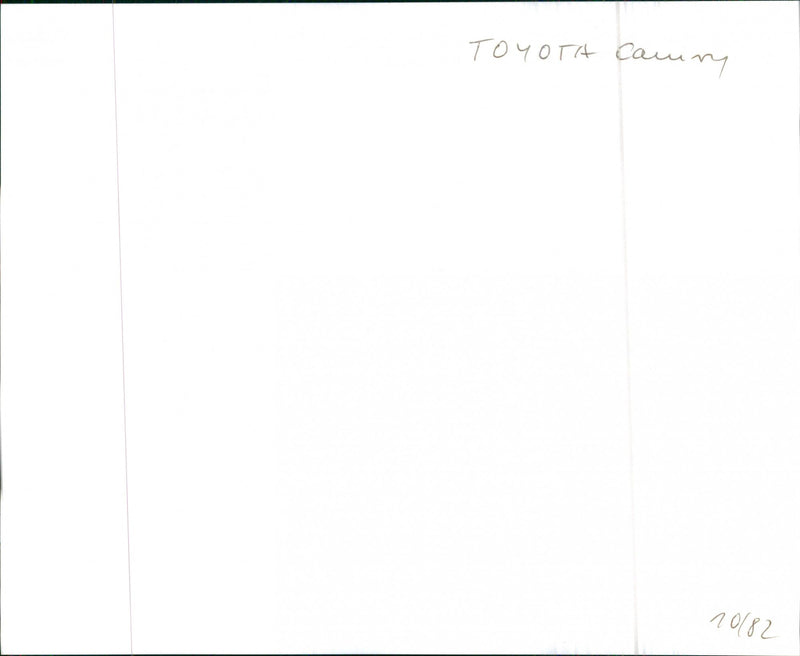 Toyota Camry - Vintage Photograph