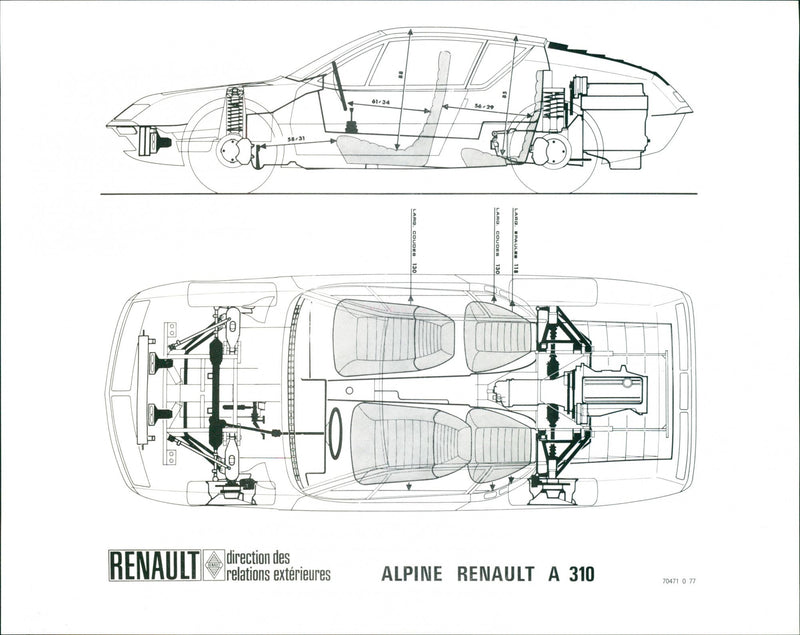 Alpine Renault A310 - Vintage Photograph