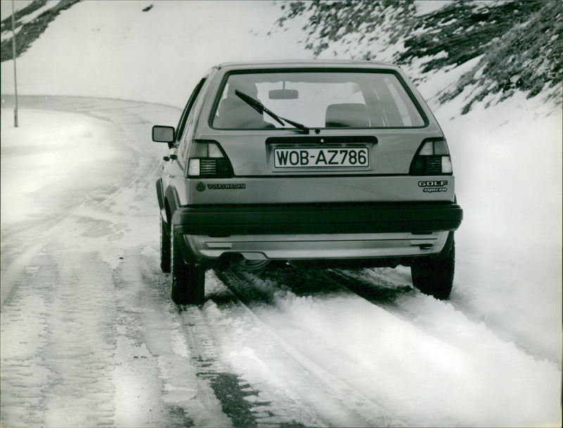 Volkswagen Golf Syncro - Vintage Photograph