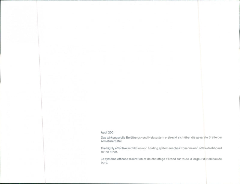 Audi 200 - Vintage Photograph