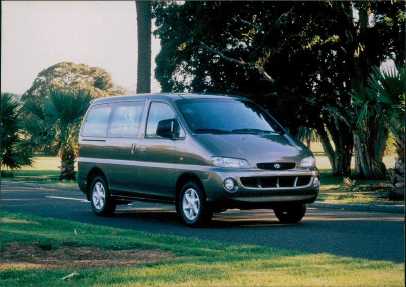 A view of Hyundai H-1 - Vintage Photograph