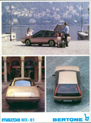A photo collage of the Maxda MX-81 - Vintage Photograph