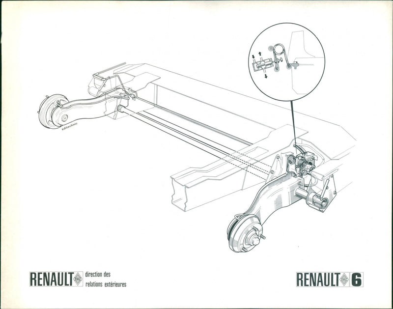 Renault 6 - Vintage Photograph