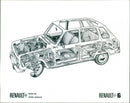 Renault 6 - Vintage Photograph