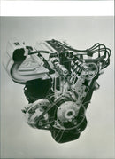 Toyota 4A GE Engine - Vintage Photograph