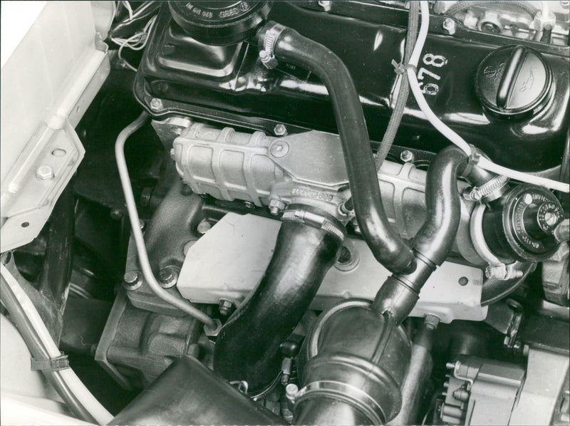 Audi 80 Turbo Diesel - Vintage Photograph