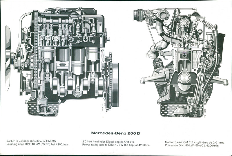 Mercedes-Benz 220 D - Vintage Photograph