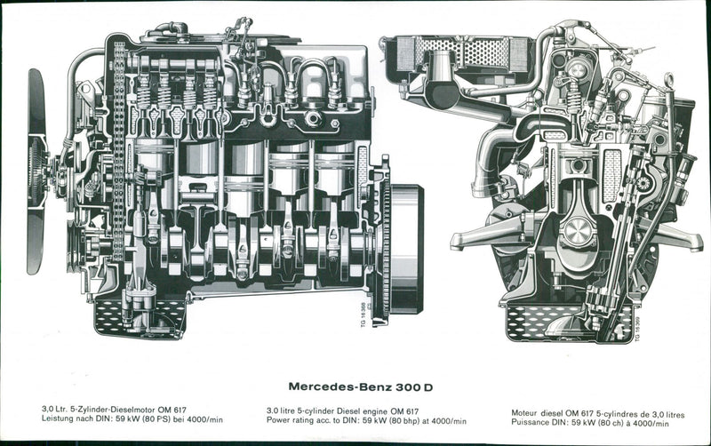 Mercedes-Benz 300 D - Vintage Photograph