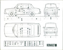 Renault 8 - Vintage Photograph