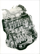The Audi engine range - Vintage Photograph
