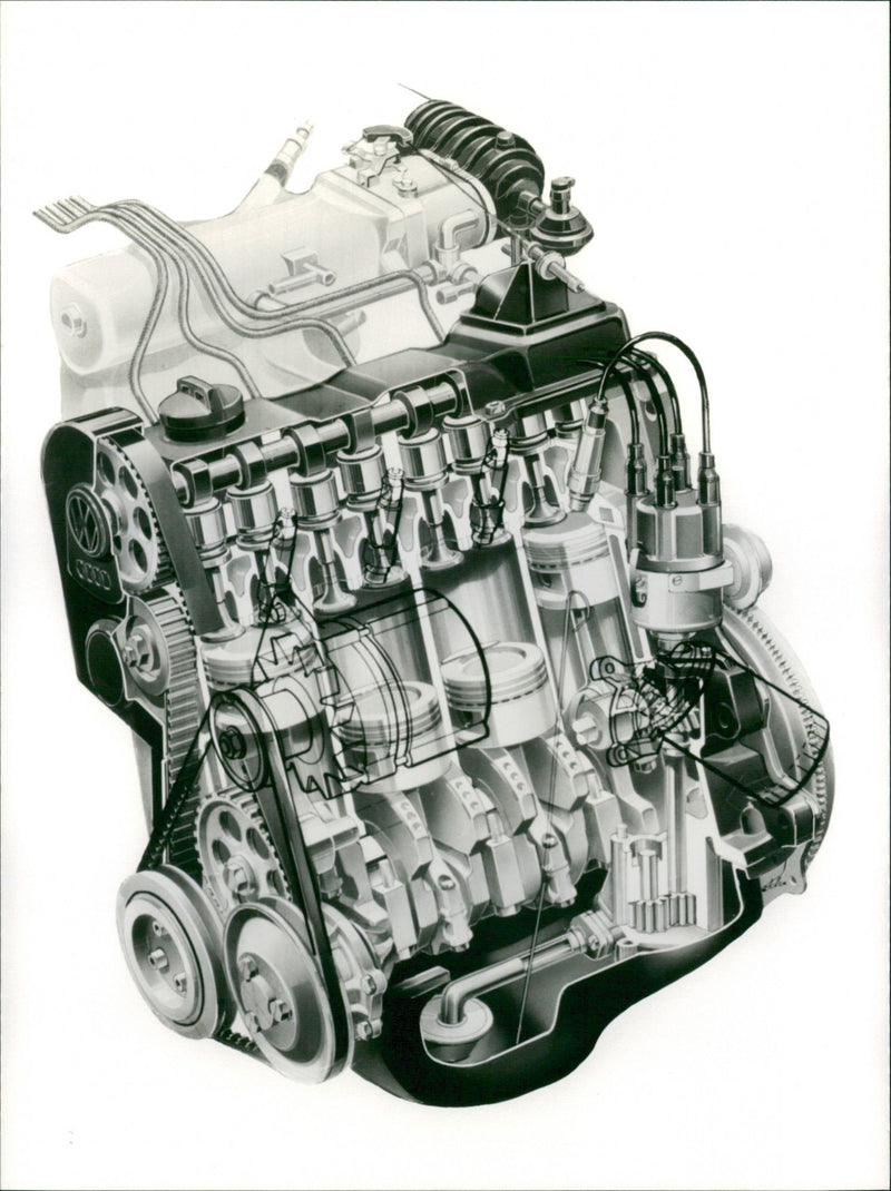 The Audi engine range - Vintage Photograph