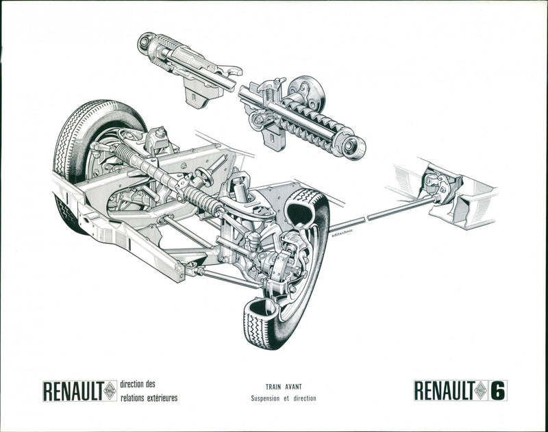 Renault 6 - Vintage Photograph