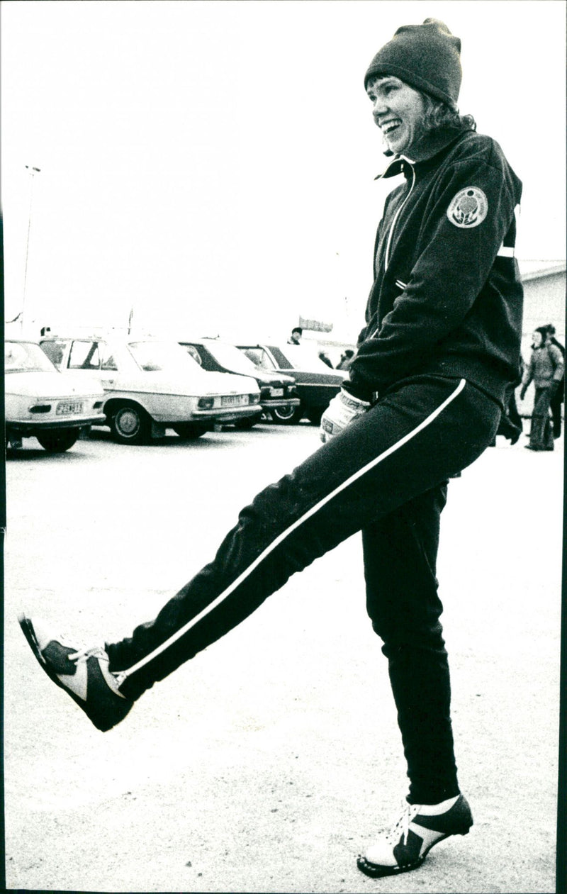 Görel Partapuoli cross-country skis - Vintage Photograph