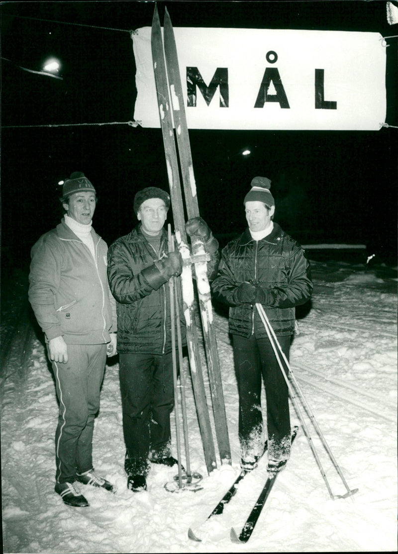 Skis - Vintage Photograph