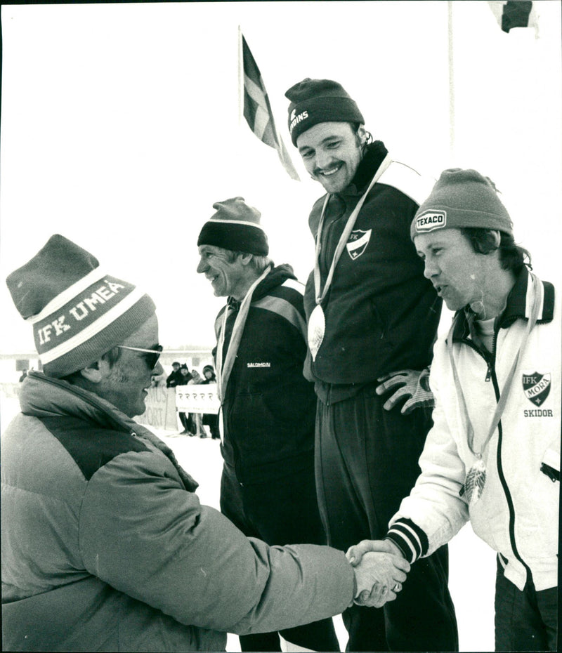 Skis - Vintage Photograph