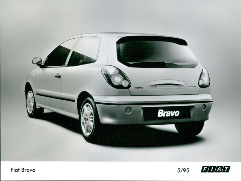 A view of Fiat Bravo rear side - Vintage Photograph