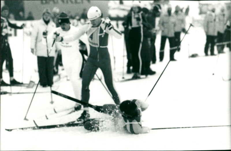 Ski SM in Skövde -82 - Vintage Photograph