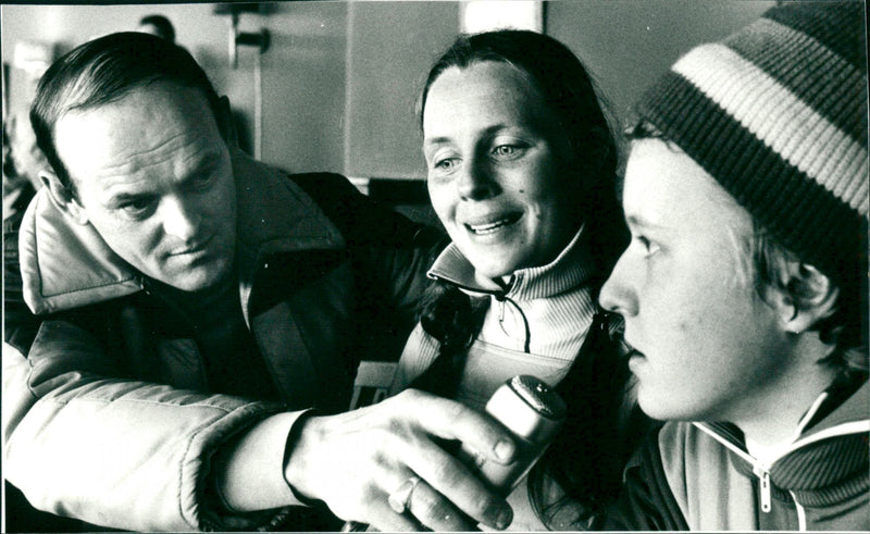 Assar Rönnlund, Lena Carlzon & Eva Ohlman - Vintage Photograph