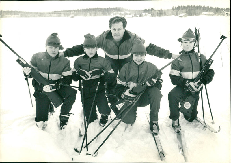Biathlon, Sävar - Vintage Photograph