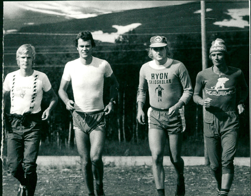 Tommy Lundberg, Erik Wäppling, Thomas Magnusson & Sven-Åke Lundbäck - Vintage Photograph