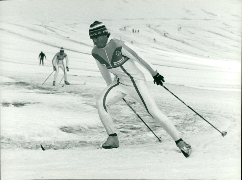Cross country skis - Vintage Photograph