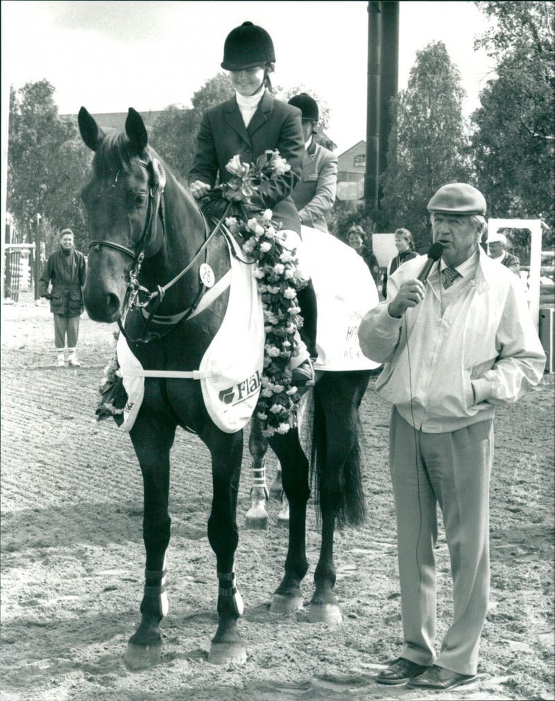 Anders Gernandt, conference SM jumping Umeå - Vintage Photograph