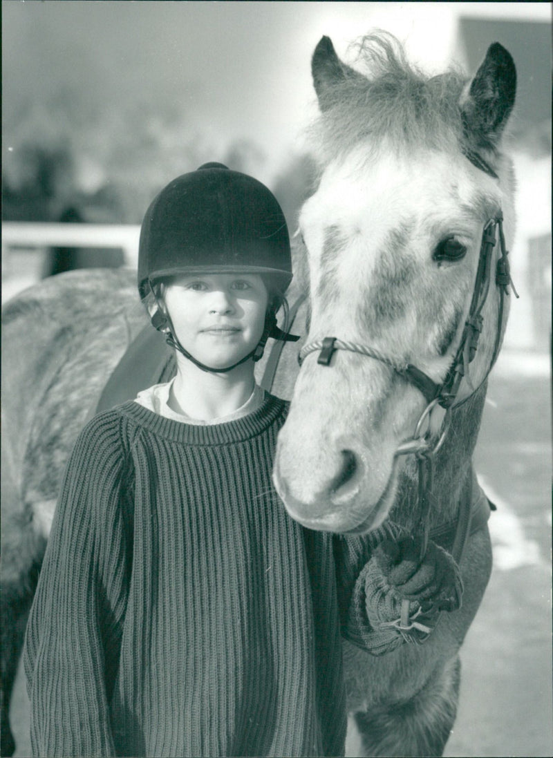 Matilda Johansson and Bellmoudo - Vintage Photograph