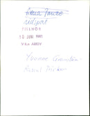 Yvonne Granström jumps Pascal - Vintage Photograph