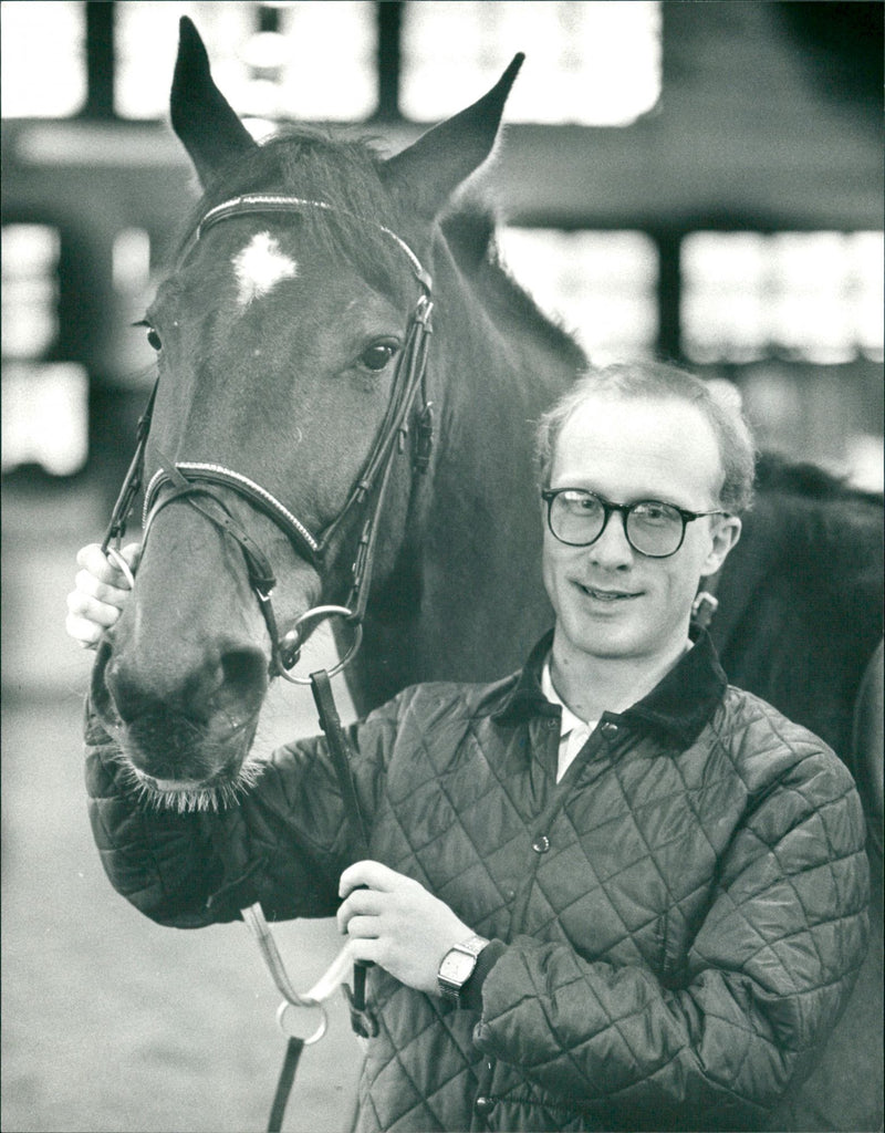 Björn Häggström, Umeå equestrian association - Vintage Photograph
