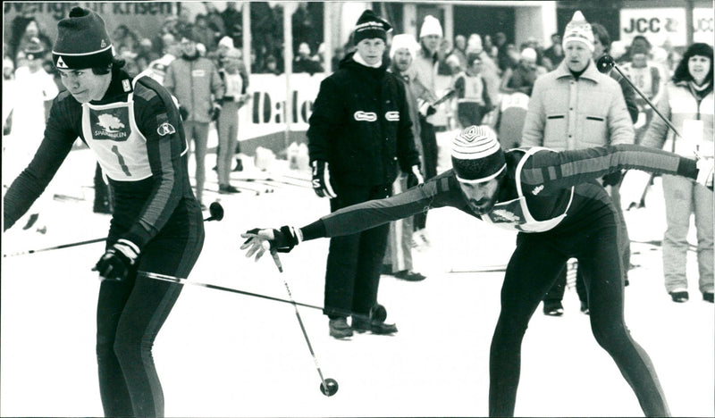 Hans Verner & Tomas Wassberg - Vintage Photograph