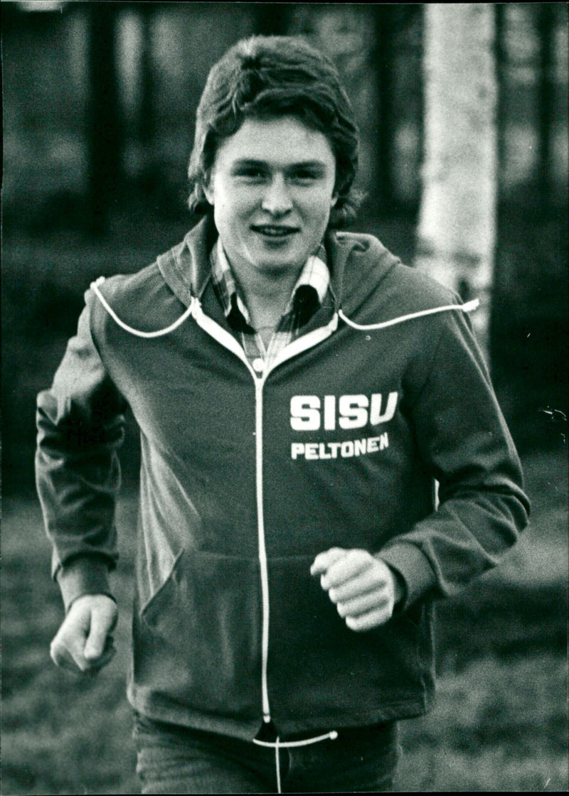 Björn Risby skis - Vintage Photograph