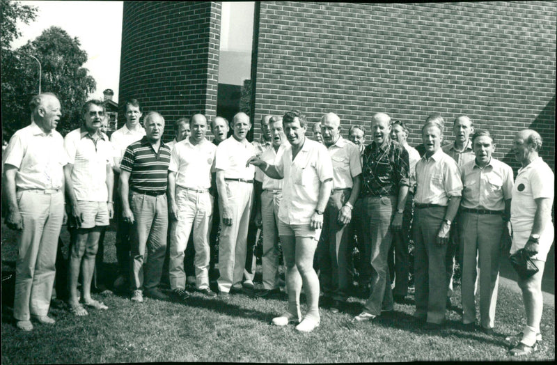 GROUPS MUSIC MEN'S SHOES TOCKS ARKIN VKS DALSLAND TO - Vintage Photograph
