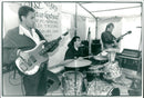 1992 GROUPS MUSIC BAND UNTEA AND OLE BERGSTROM DRUMS BASS RJE WESTBE - Vintage Photograph
