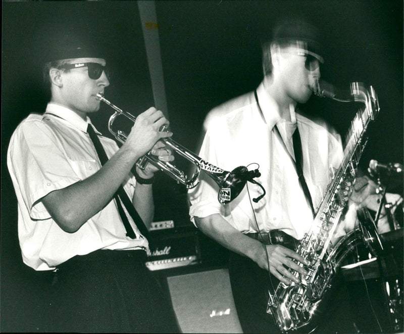 The Falkenberg Non Stars music group - Vintage Photograph