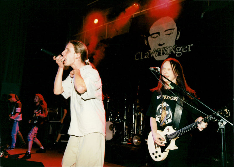 Clawfinger, singer Zak Tell - Vintage Photograph