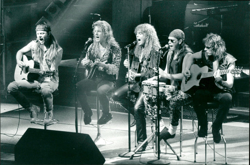 The music group Europe - Vintage Photograph