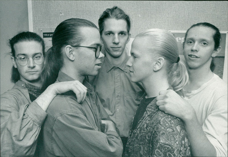 GROUPS MUSIC HAKAN MELKER SEMB WWW ANDMUNDUR PER HIDLE UUES ROTH - Vintage Photograph