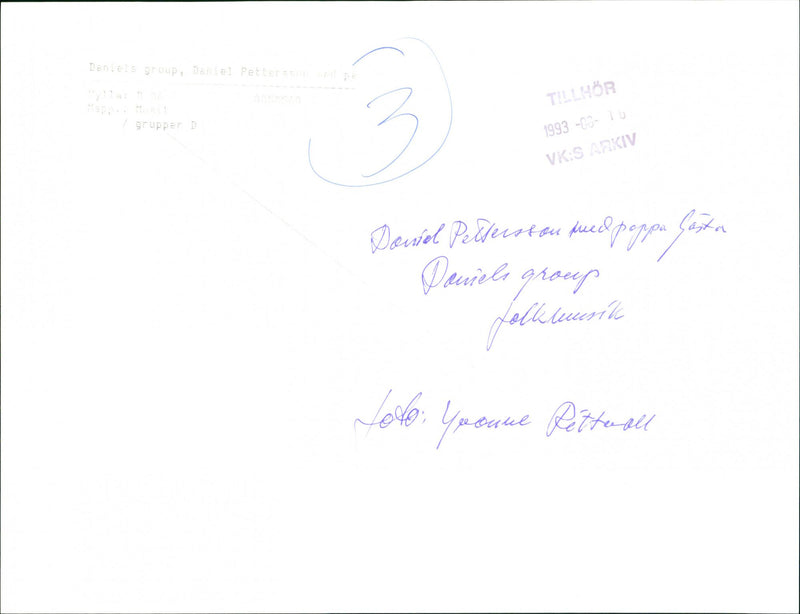 Daniels Group, folk music - Vintage Photograph