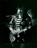 Patrik Berglund in Nasty Music - Vintage Photograph