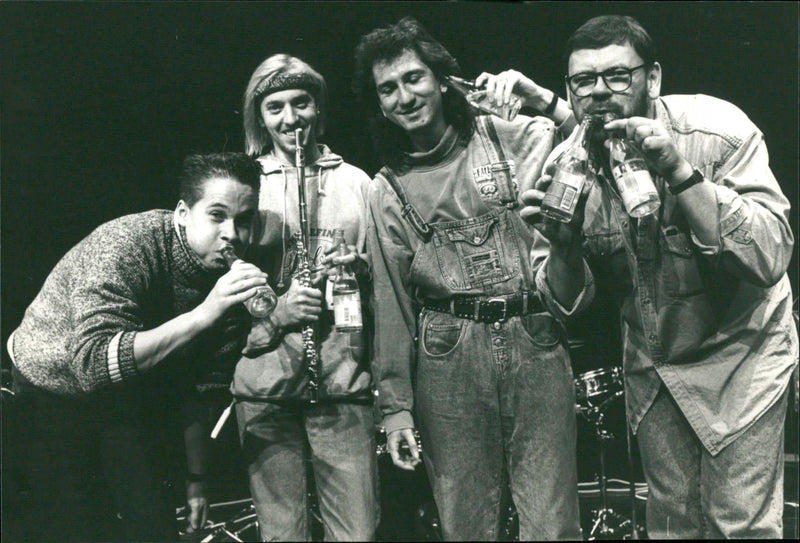 Music group Mint - Vintage Photograph