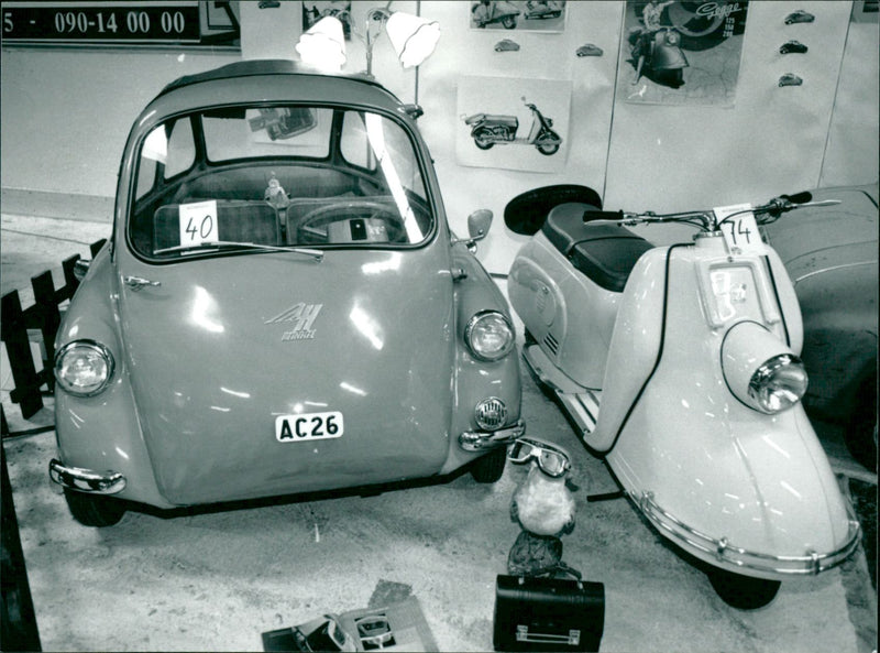 Heinkel Cabin and Heinkel Tourist - Vintage Photograph