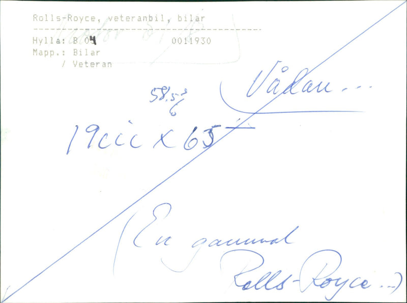 Rolls-Royce, vintage car - Vintage Photograph