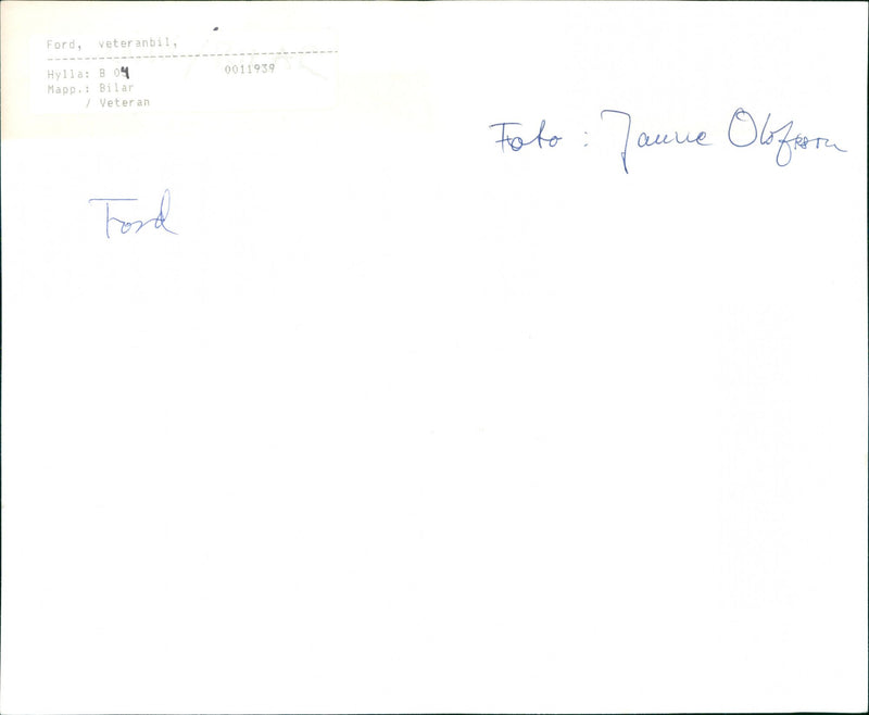 Vadställe - Vintage Photograph