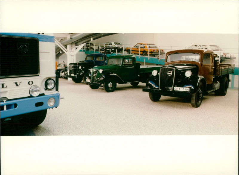 Volvo-museum för veteranlastbilar - Vintage Photograph