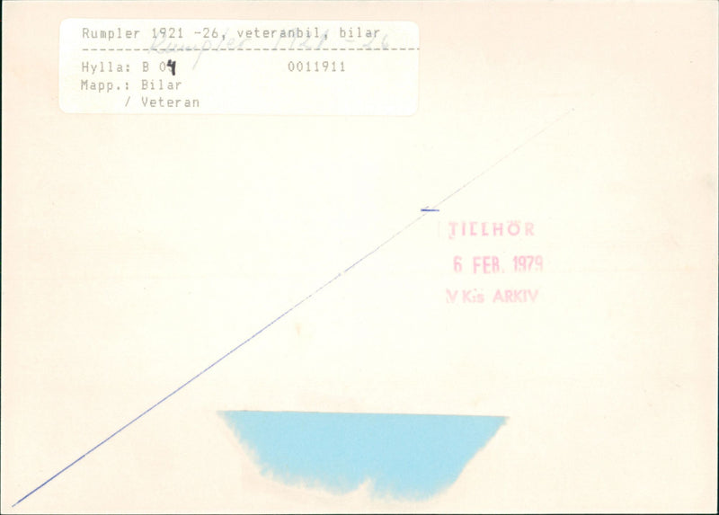 Rumpler 1921 - Vintage Photograph