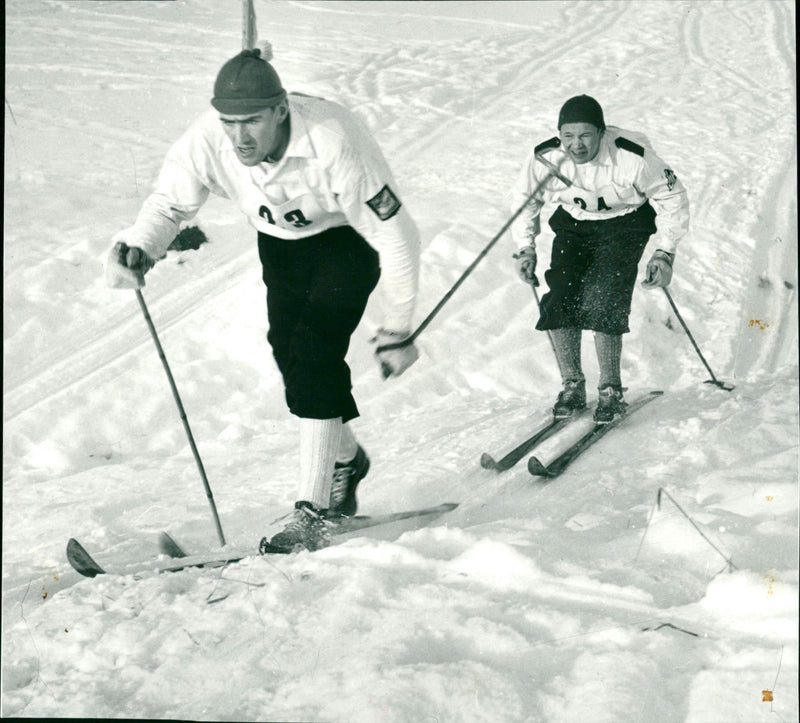 Tore Karlsson och Rubert Jonsson - Vintage Photograph