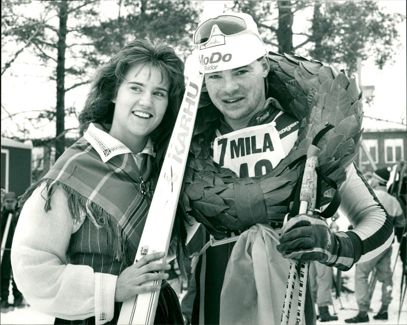 Lennart Nilsson och Annika Andersson - Vintage Photograph