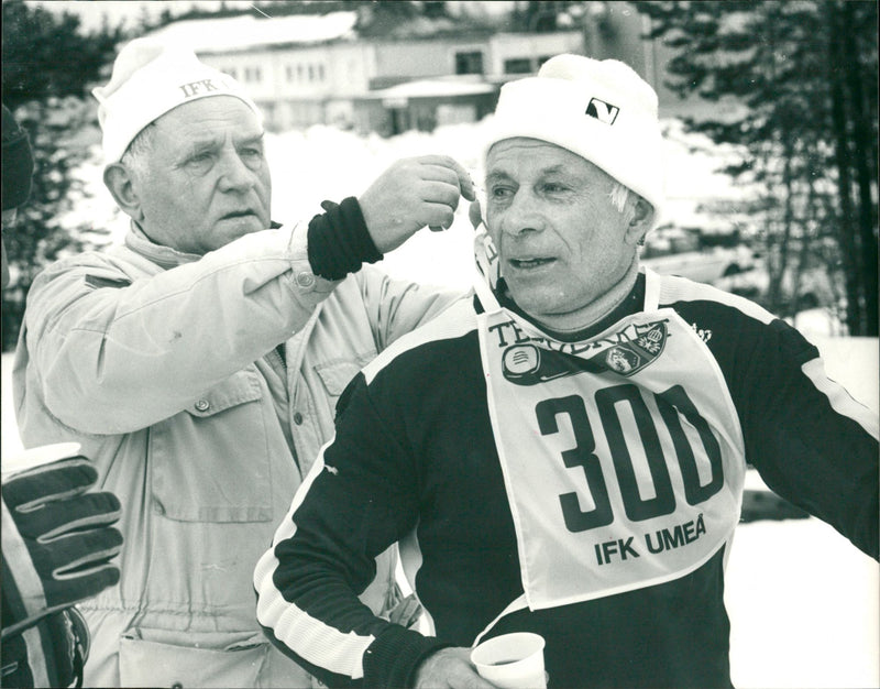 Odd Wennebo, skidor Vännäs SK - Vintage Photograph