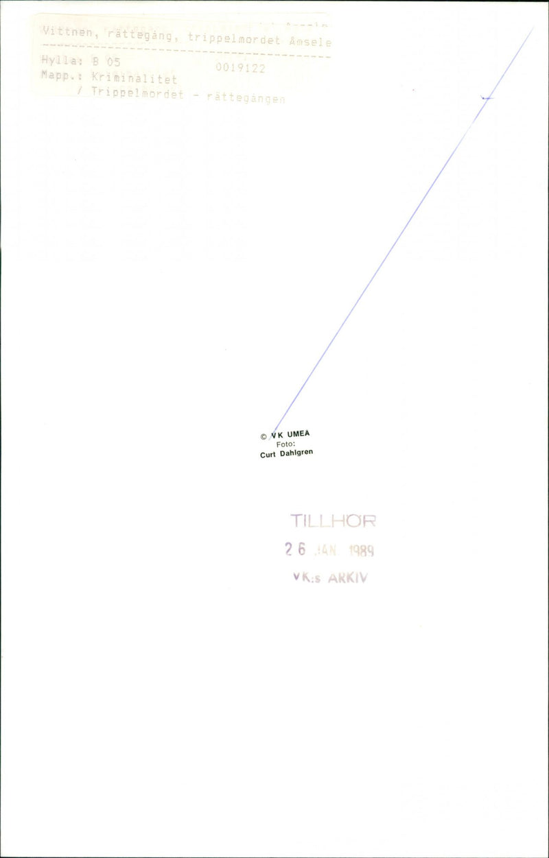 TRIPLE SHELF AMSELE ARCHIVE MURDER OVK EIGHTH ACTION FOLD - Vintage Photograph